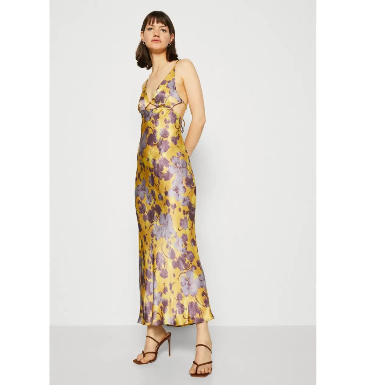 Bec & Bridge Indi Strappy Maxi Dress in Floral Size AU 10 photo 2