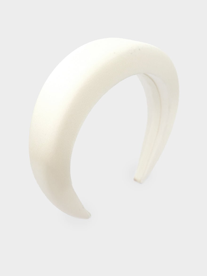Max Mara Satin white headband photo 3