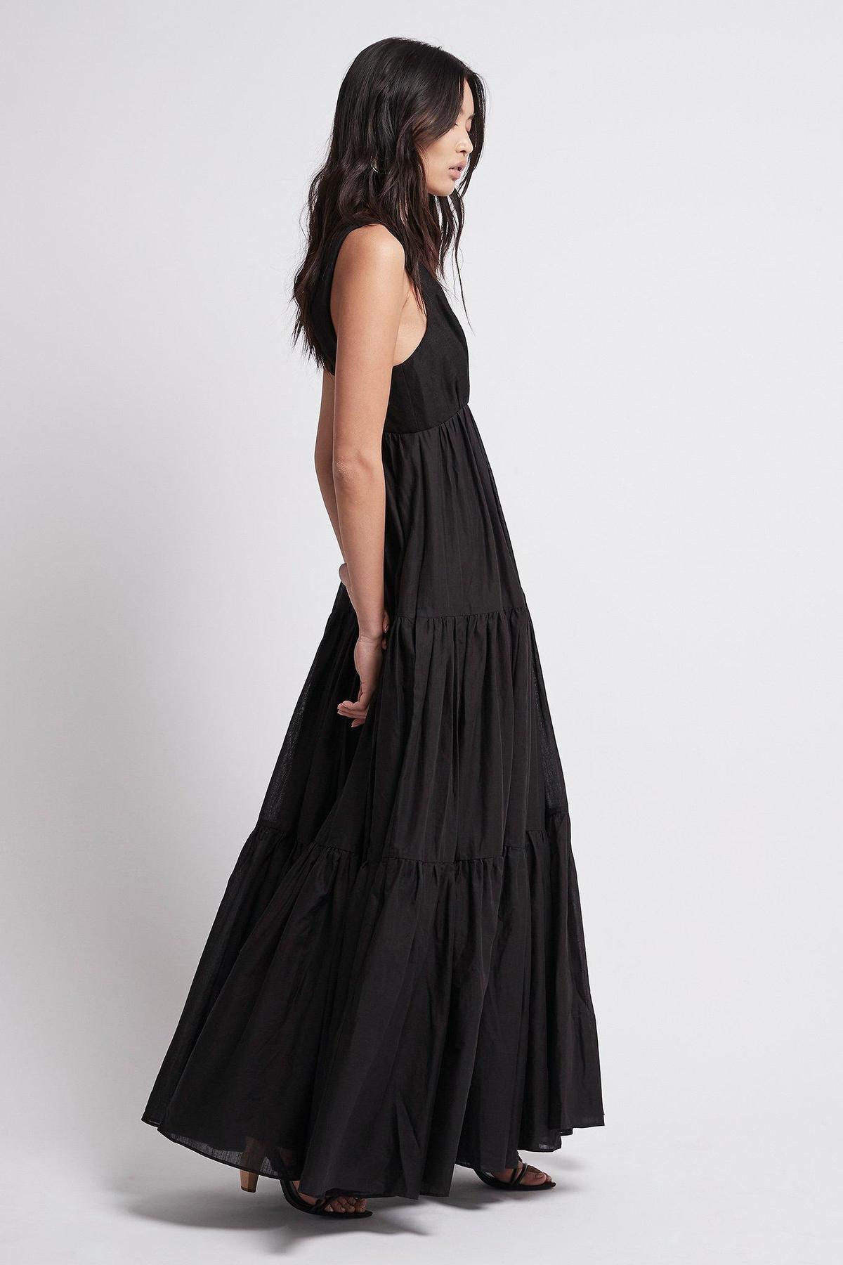Aje Unending Maxi Dress Black Size 8 photo 2