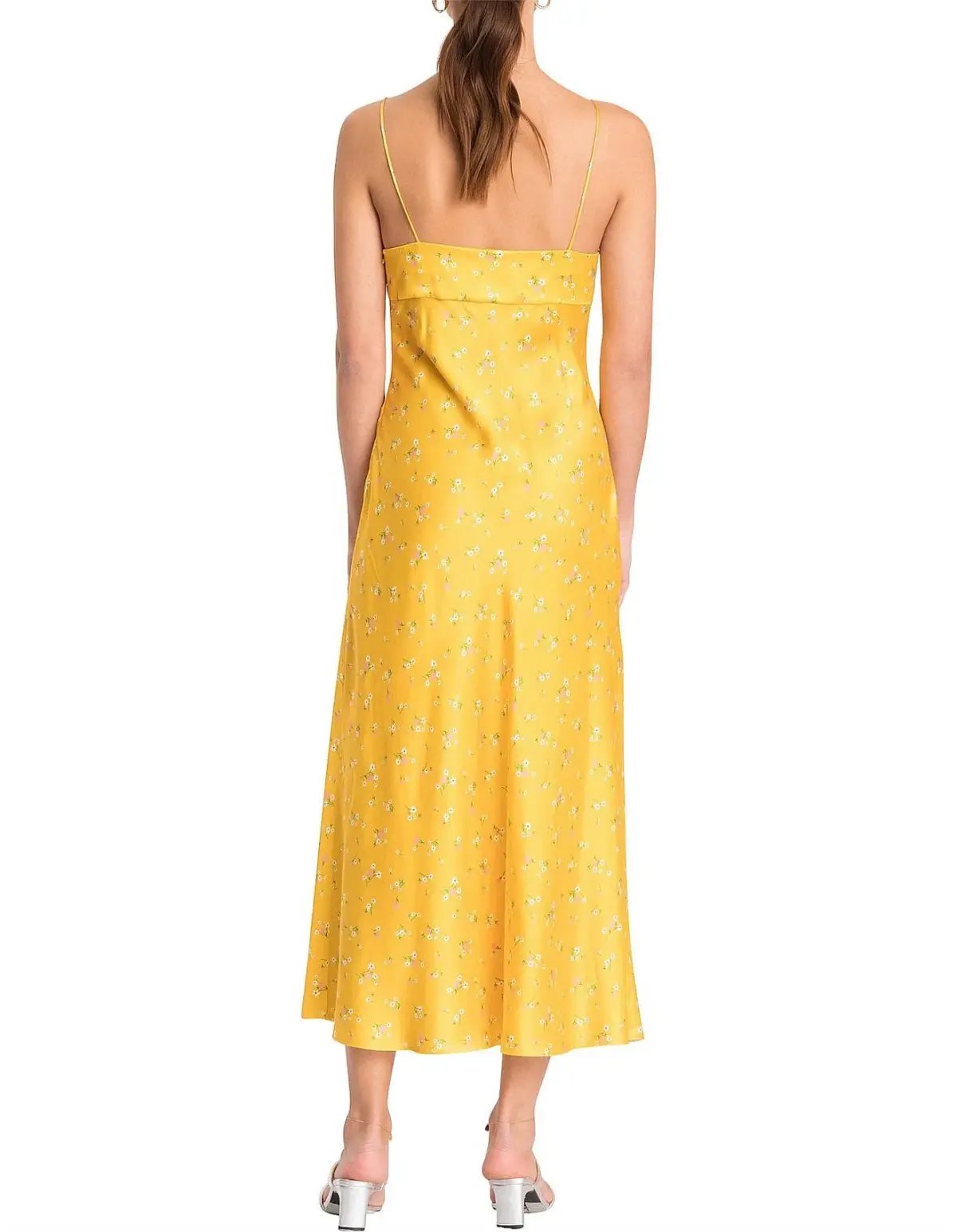 Bec & Bridge Only In Paris Slip Dress Yellow Size 10 photo 3