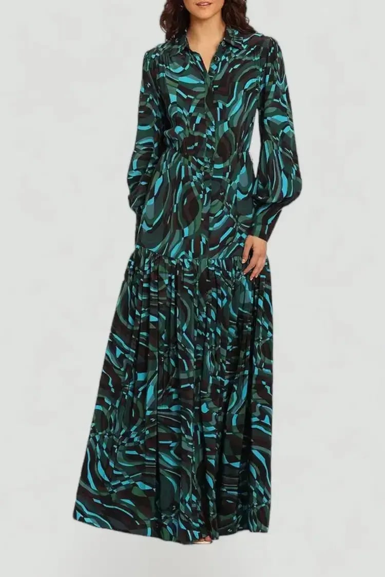 Rebecca Vallance La Bamba Maxi Dress Print Size 14 photo 2