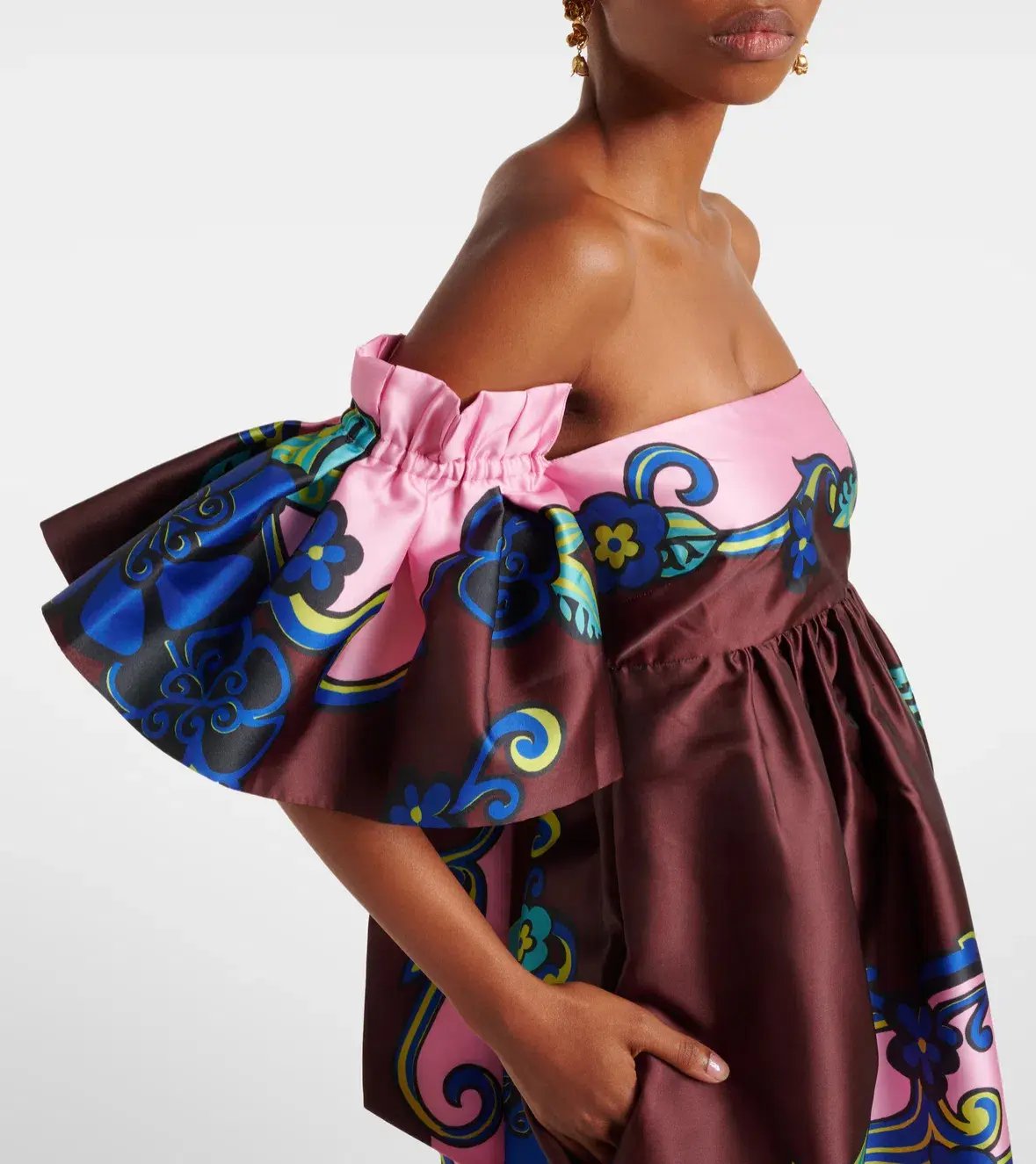 Alemais Azalea Off Shoulder Dress Floral Size AU 10 photo 3