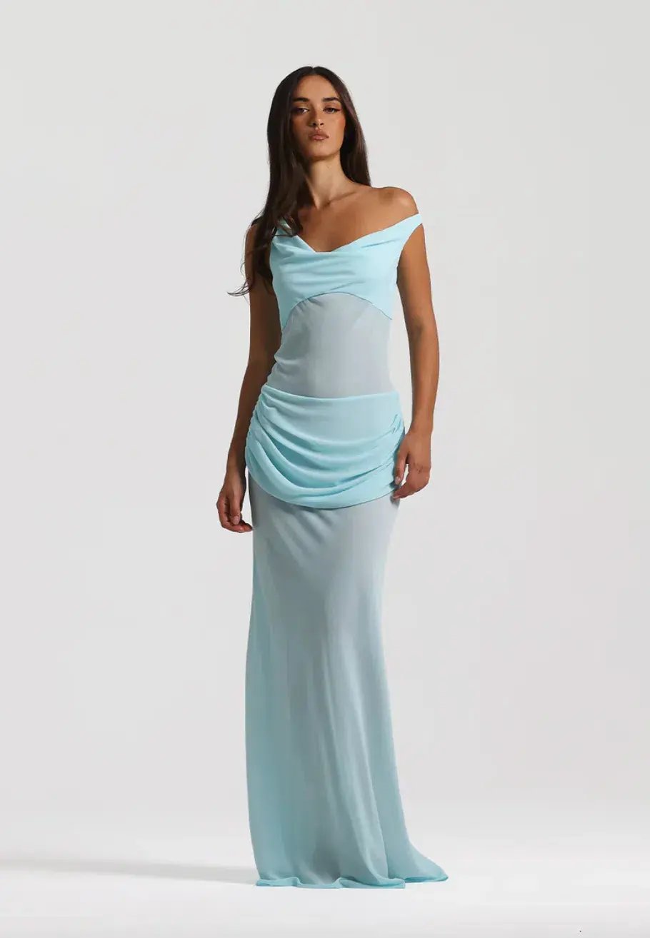 Natalie rolt, Cadence Gown, baby blue, size 10 photo 4