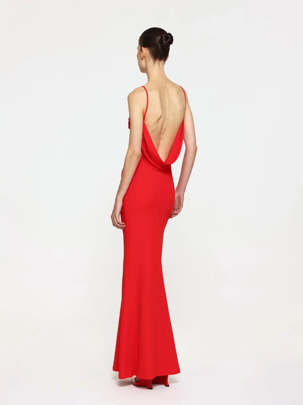 Effie Kats Havilland Gown Red size 8 photo 5