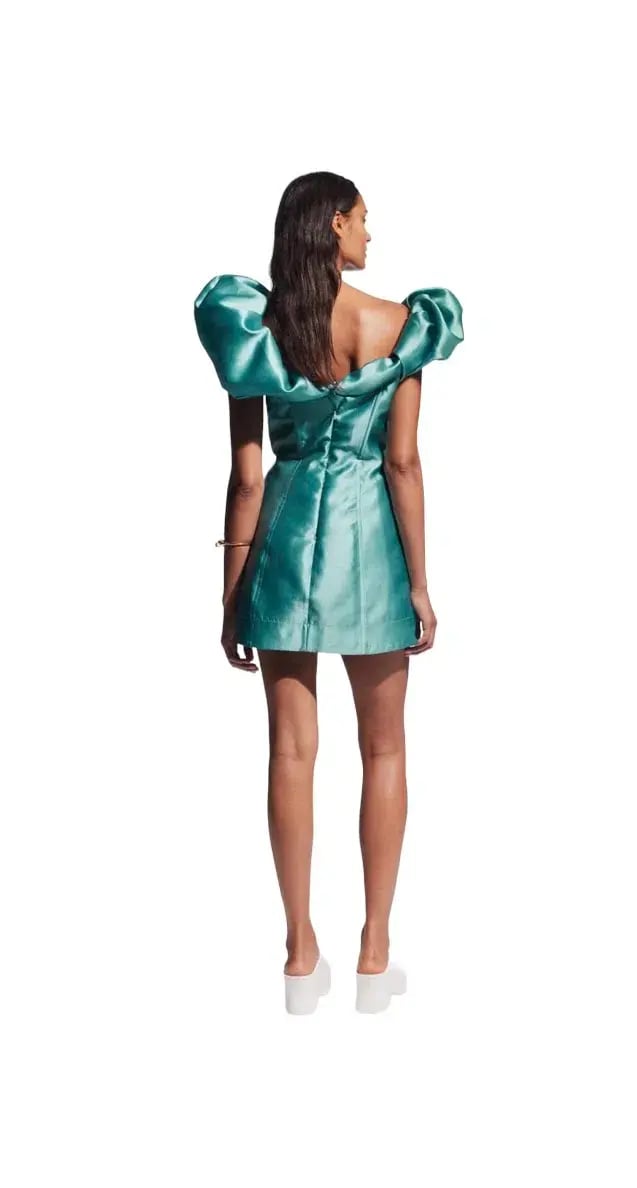 Alemais Regent Jade Mini Dress Size AU 10 photo 2