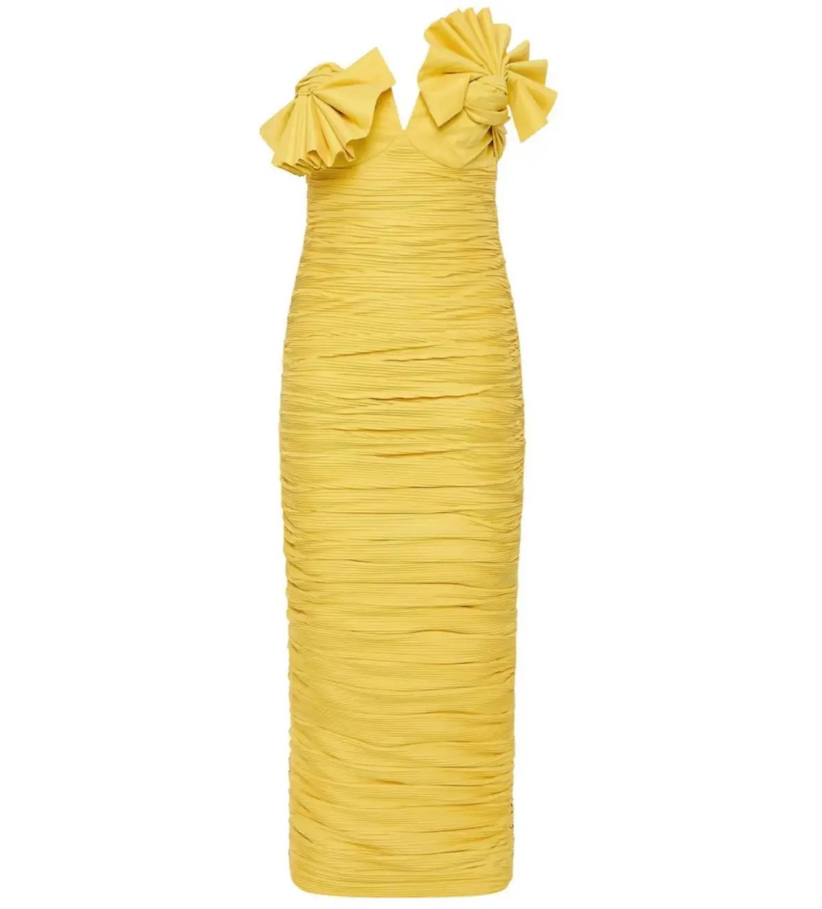 Rachel Gilbert Jensen Dress Yellow Size 2/Au 10 photo 5