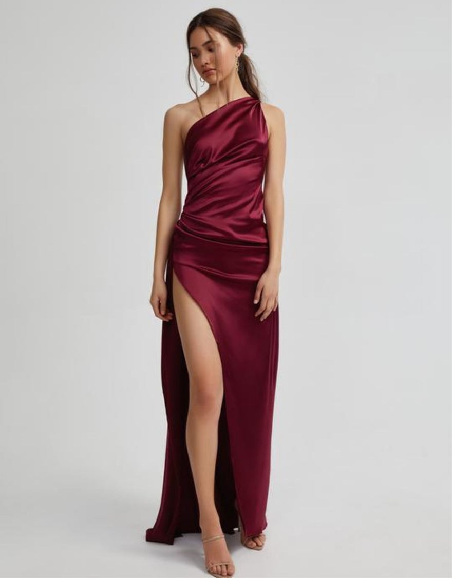 Lexi Samira Dress, Burgundy photo 2