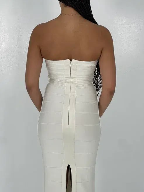 Herve Leger White Bandage Gown Size S / AU 8 photo 4
