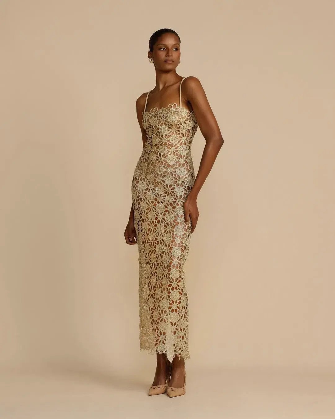 Arcina Ori Kendra Dress Gold Size S / AU 8 photo 2