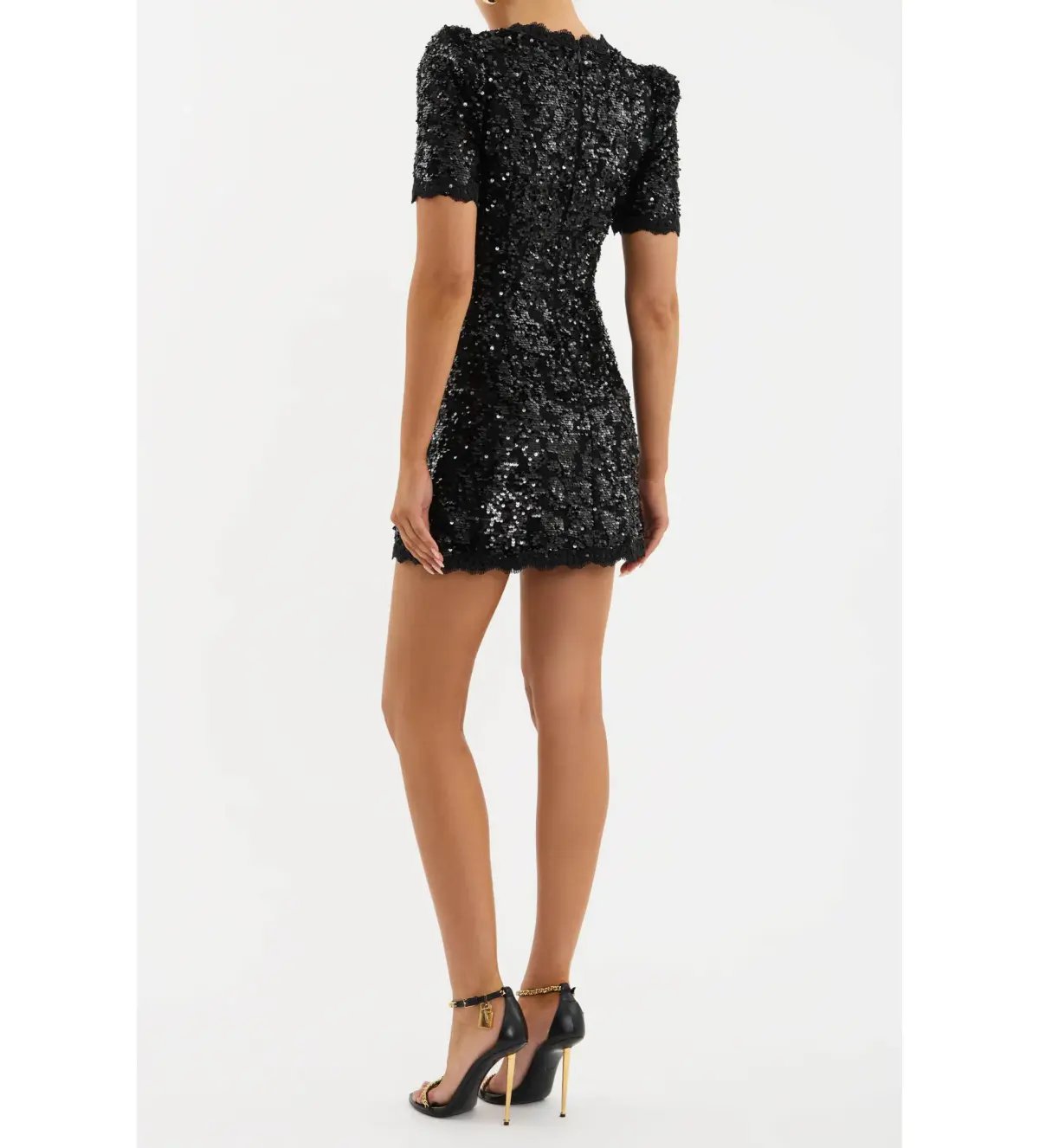 Rebecca Vallance Diana Bow Mini Dress Black Size 8 photo 2