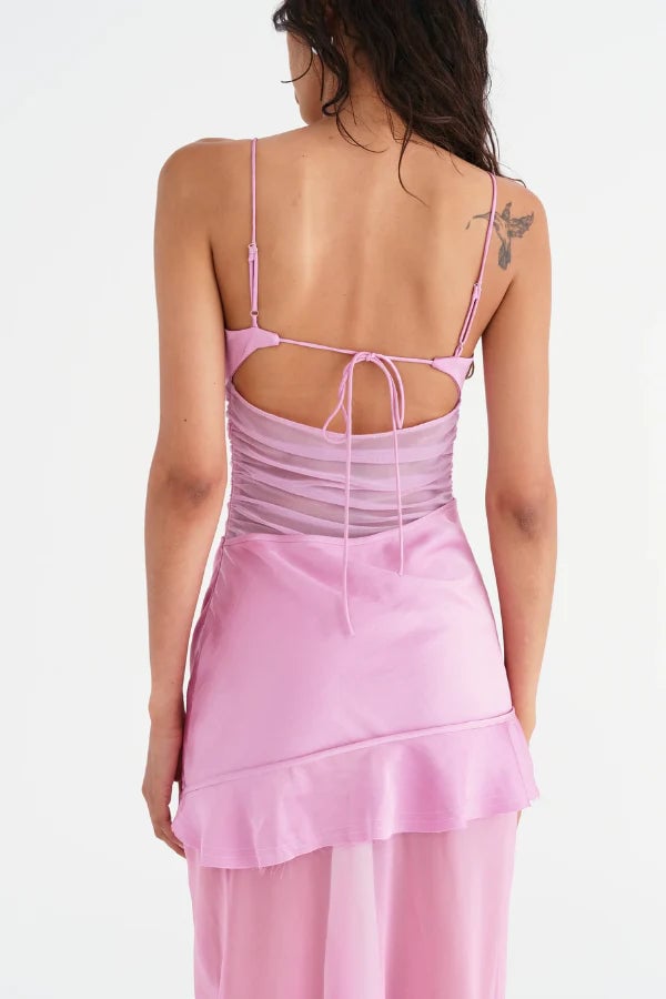 BENNI DELILAH MAXI DRESS - BUBBLEGUM photo 3