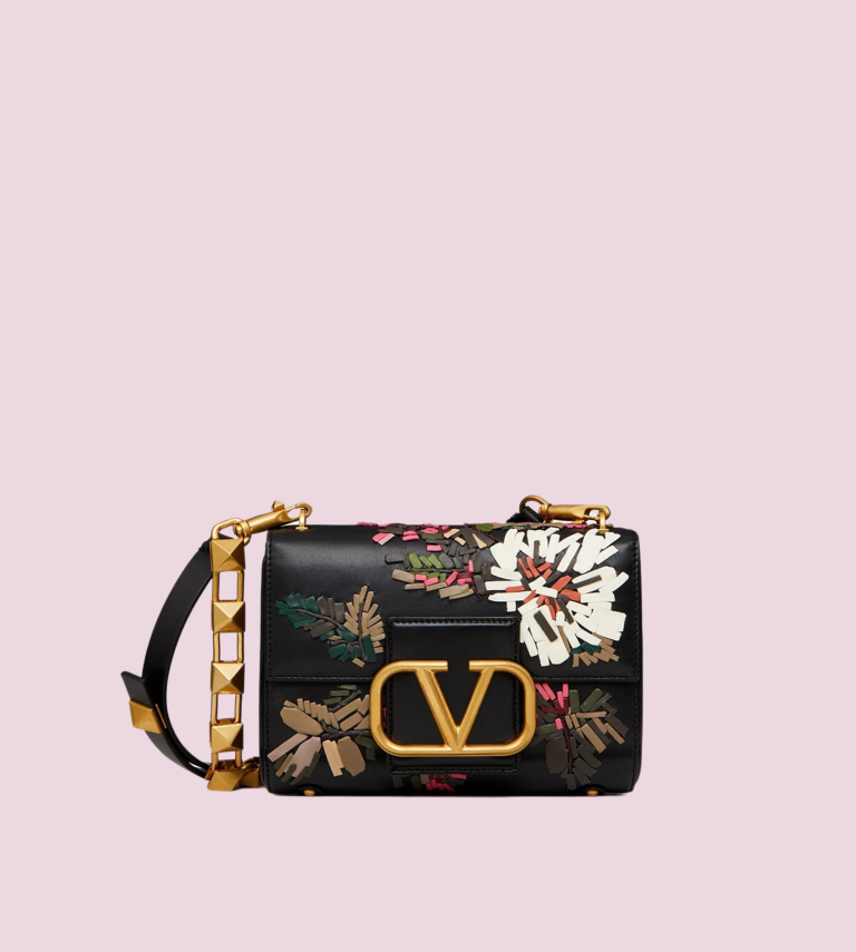 Valentino Stud Sign Matt Black photo 6