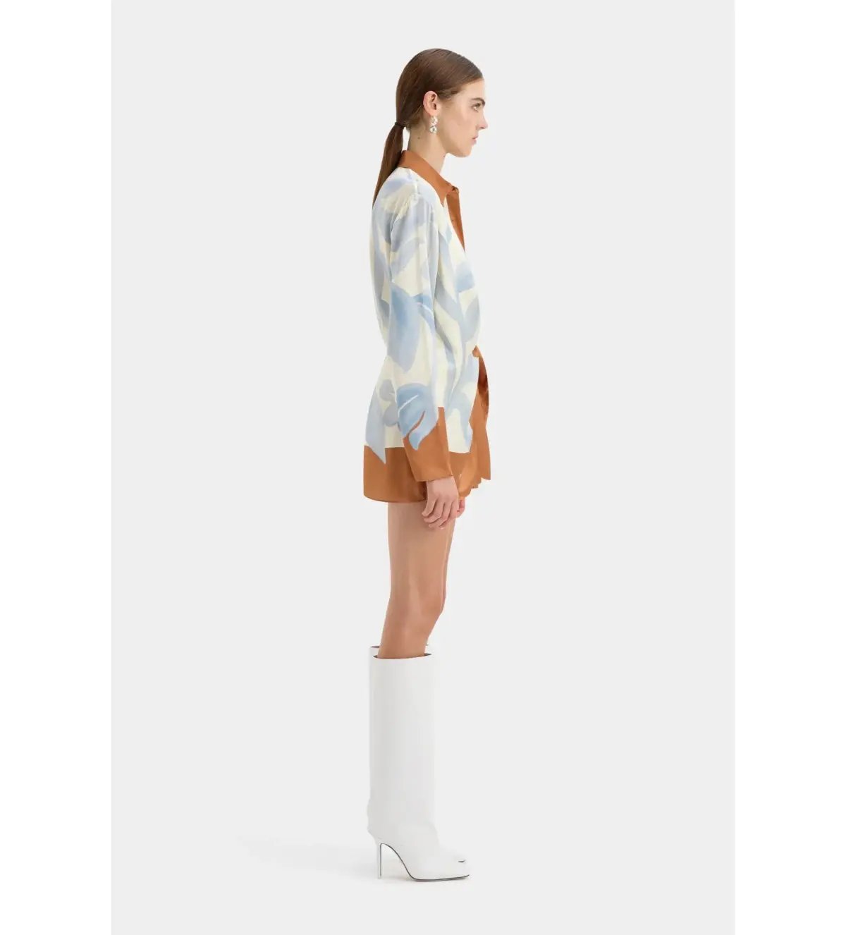 Sir the Label Sorrento Shirt Dress Sciarpa Print Size 0 / AU 6 photo 2