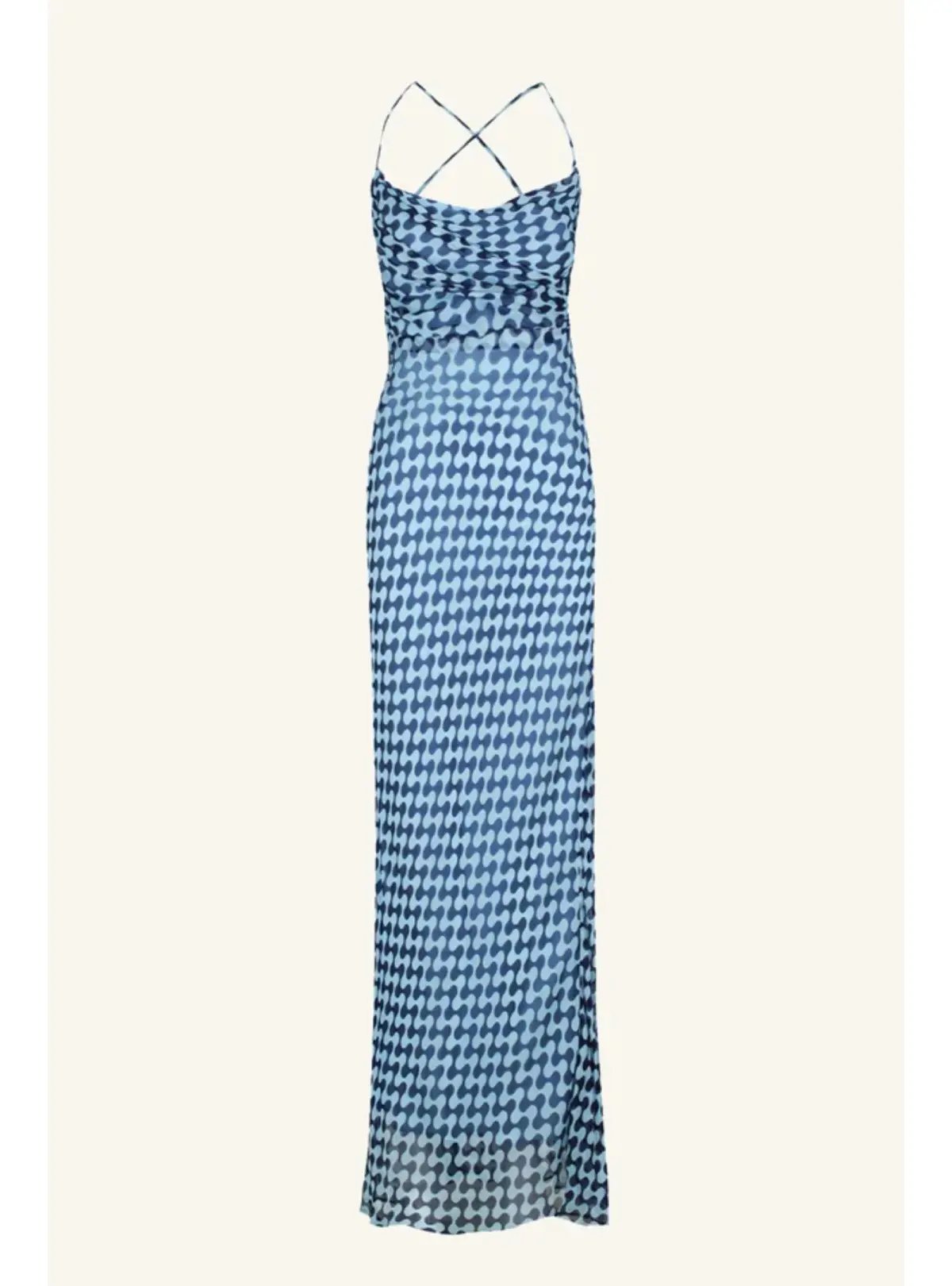 Shona Joy Elina Lace Maxi Dress in Midnight/Ice Size AU 8 photo 4