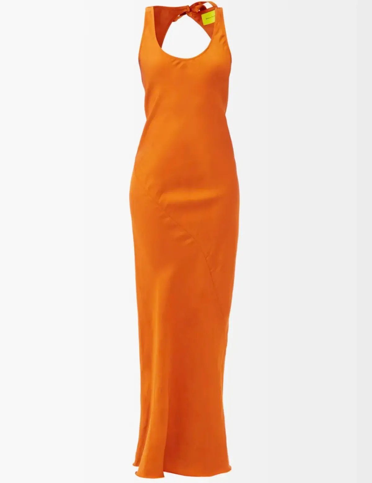 Marques Almeida Orange Backless Dress Orange Size 12 photo 6