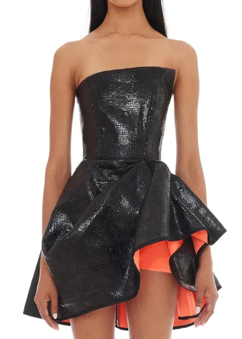 Eliya The Label Emma Dress Black Size 8 photo 3