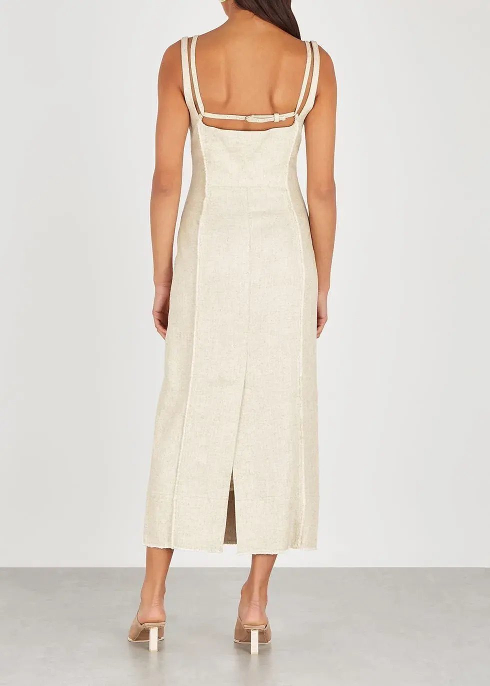 Jacquemus La Robe Valerie Dress Nude Size 34/AU 6 photo 4