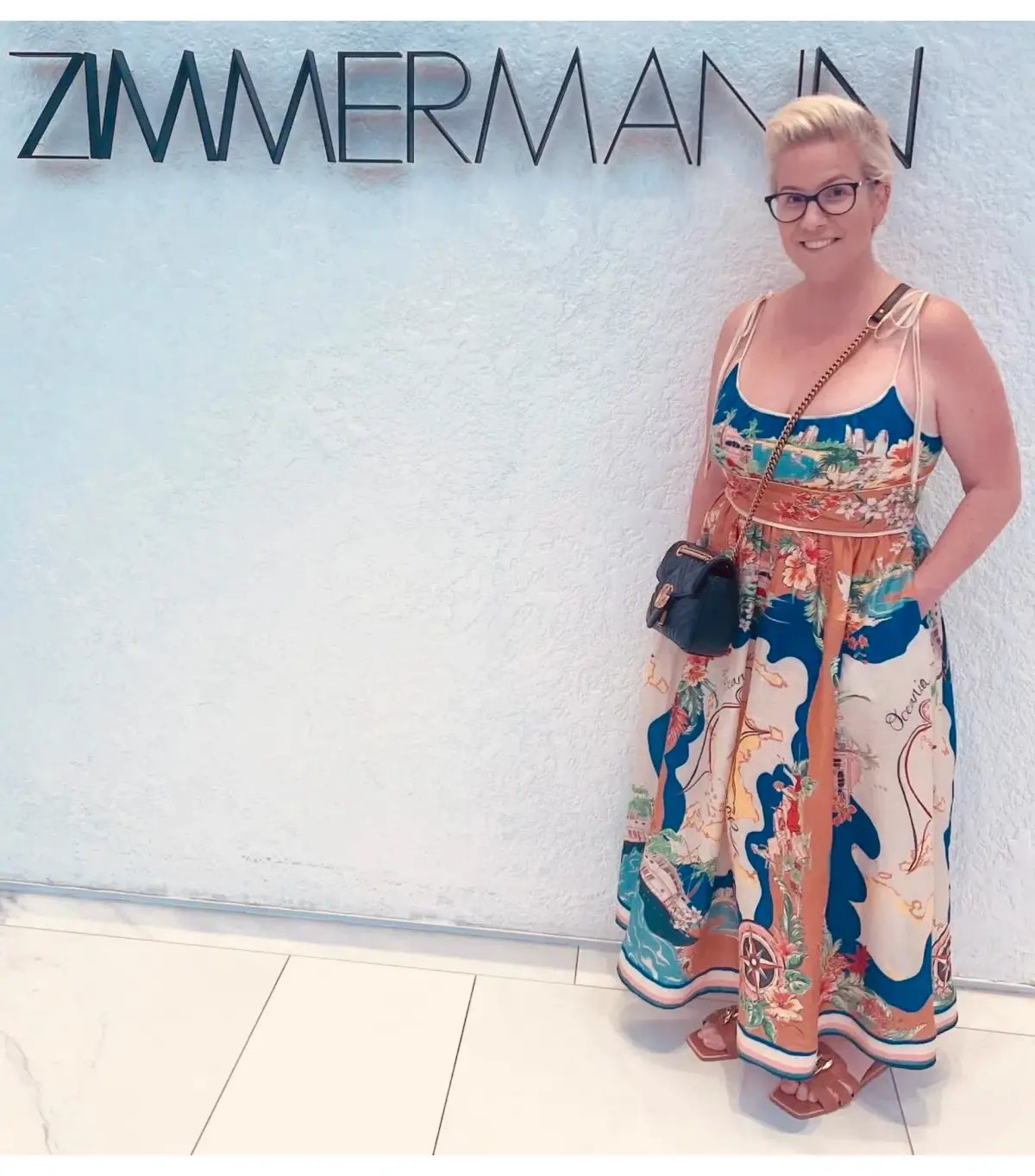 Zimmermann Alight Picnic Dress in Nautical Map Size 4 / AU 16 photo 4