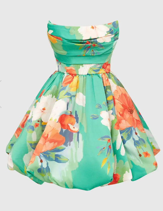 Florescence Bustier Bubble Mini Dress Leo Lin photo 4