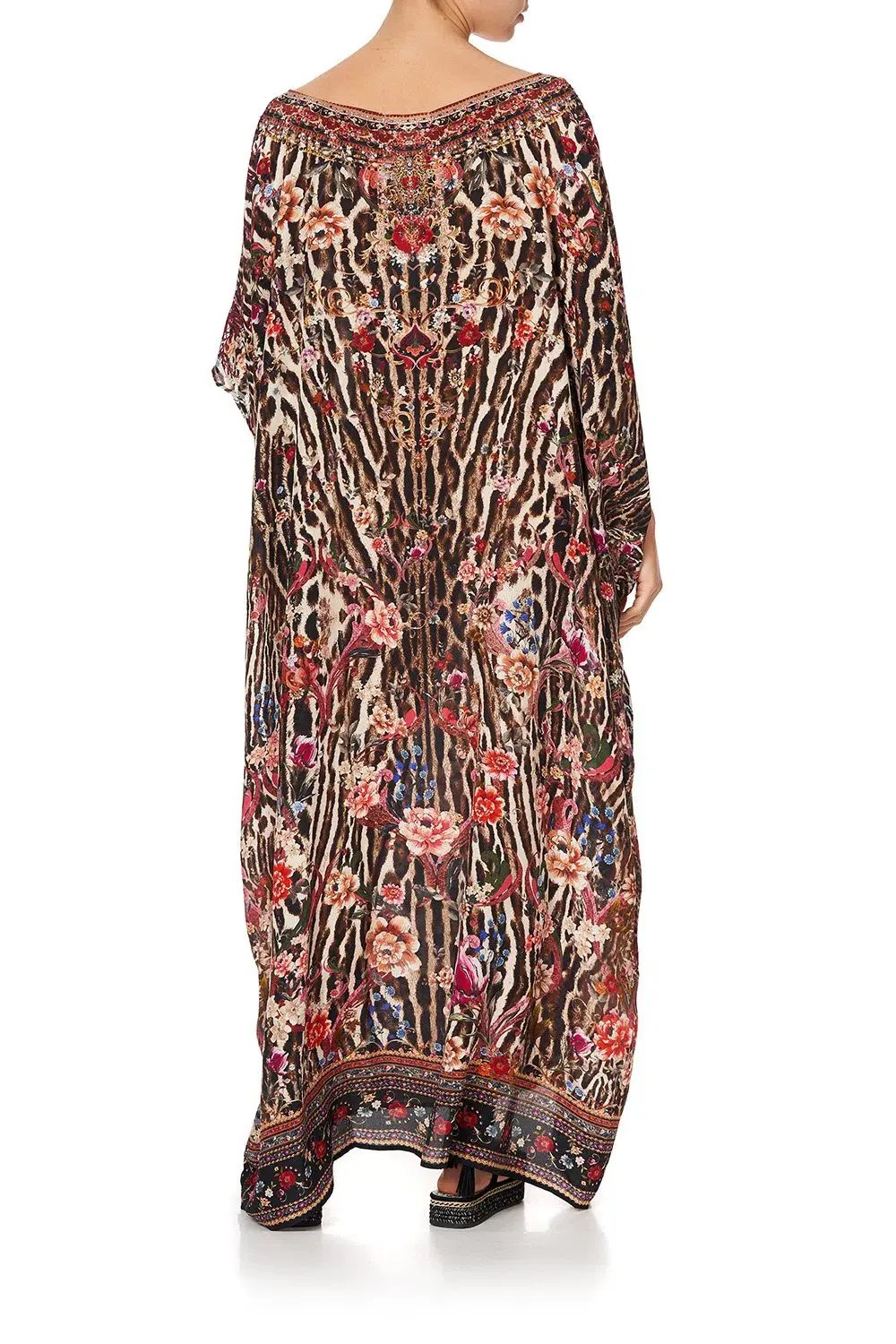 Camilla Liv A Little Silk Round Neck Kaftan Print One Size photo 3