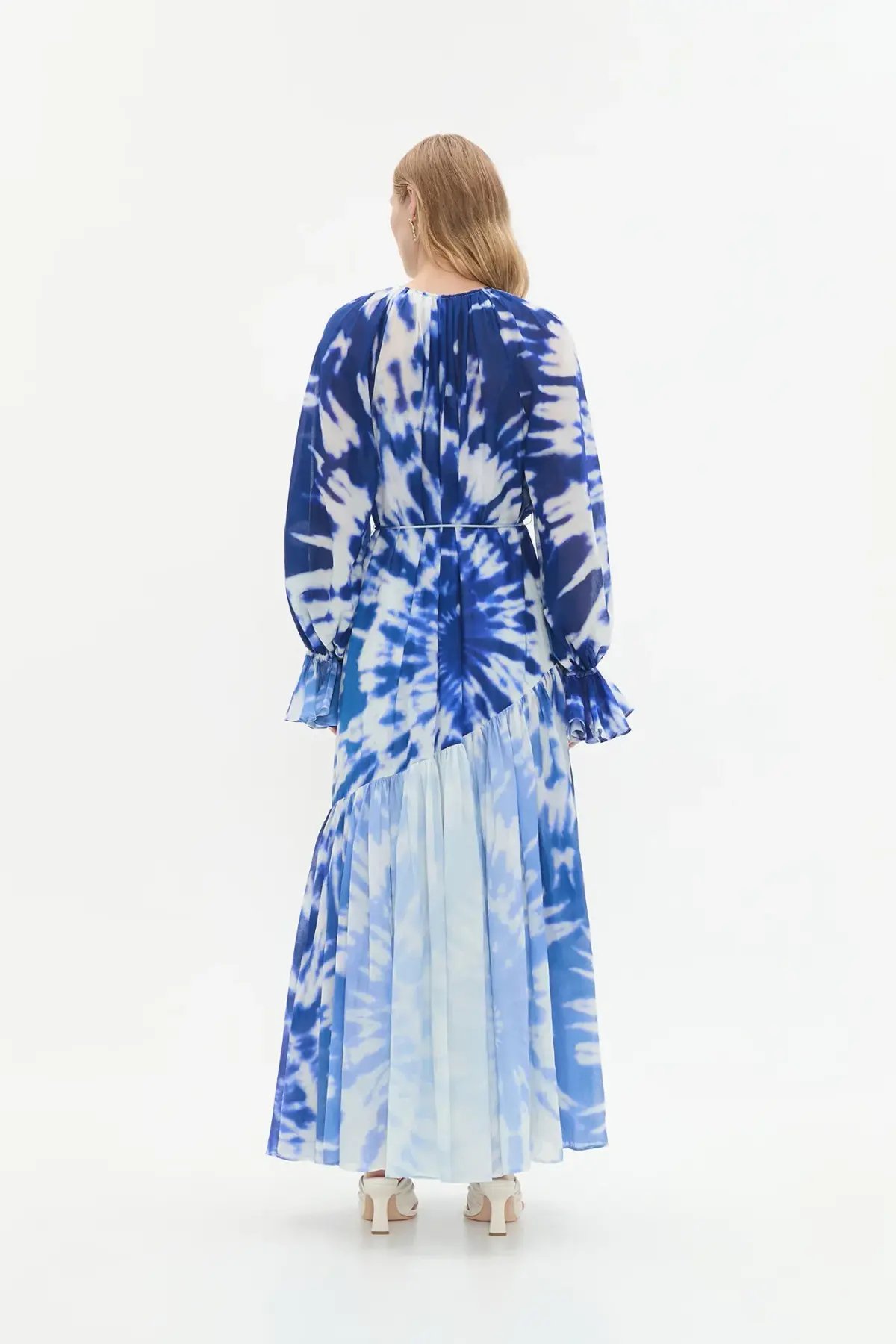 Aje Asher Midi Dress Blue Size 8 photo 5