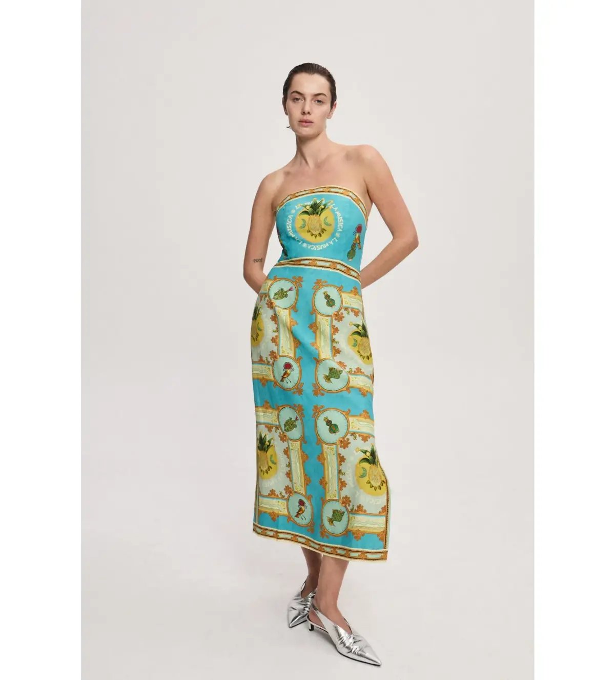 Alemais La Musica Midi Dress Multi Size 10 photo 4
