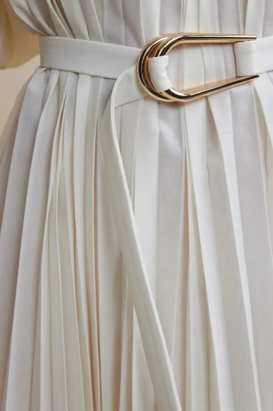 Acler Hudson Mini Dress in White Size 10 photo 3