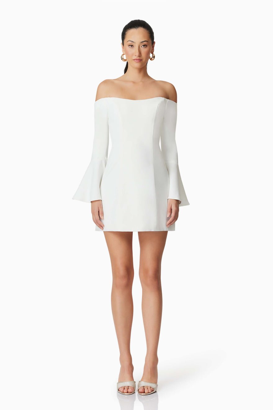 Elliatt Hazelle Mini Dress - Ivory photo 3