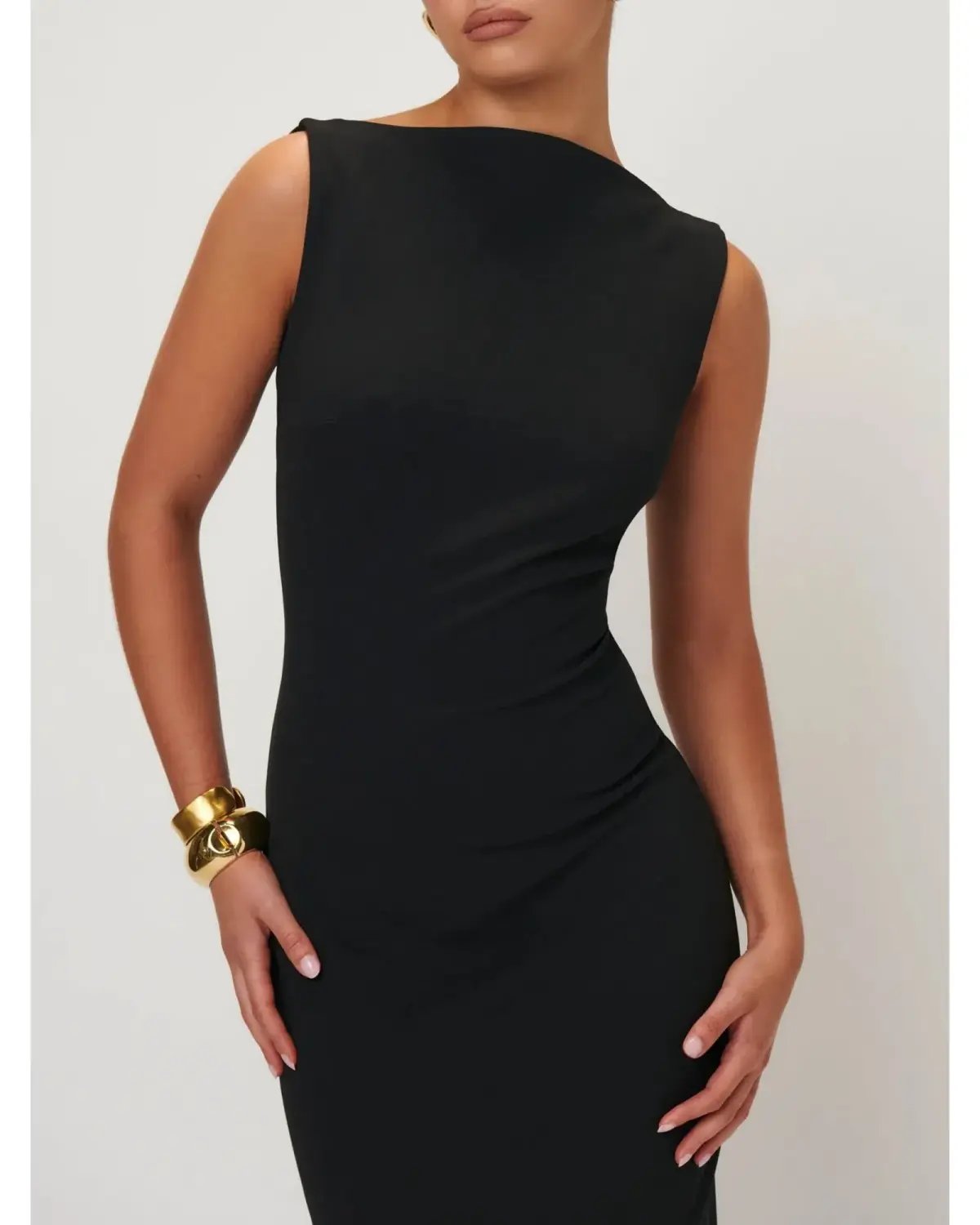 Effie Kats Verona Gown Black Size AU 12 photo 2