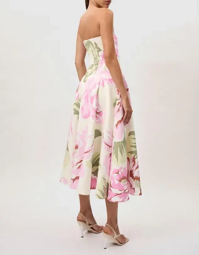 By Johnny Carrie Strapless Dress Size 8 photo 4