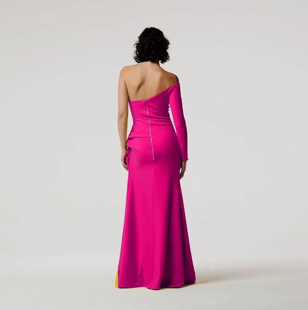Meraki Knox Drape Gown Pink Size 8 photo 5
