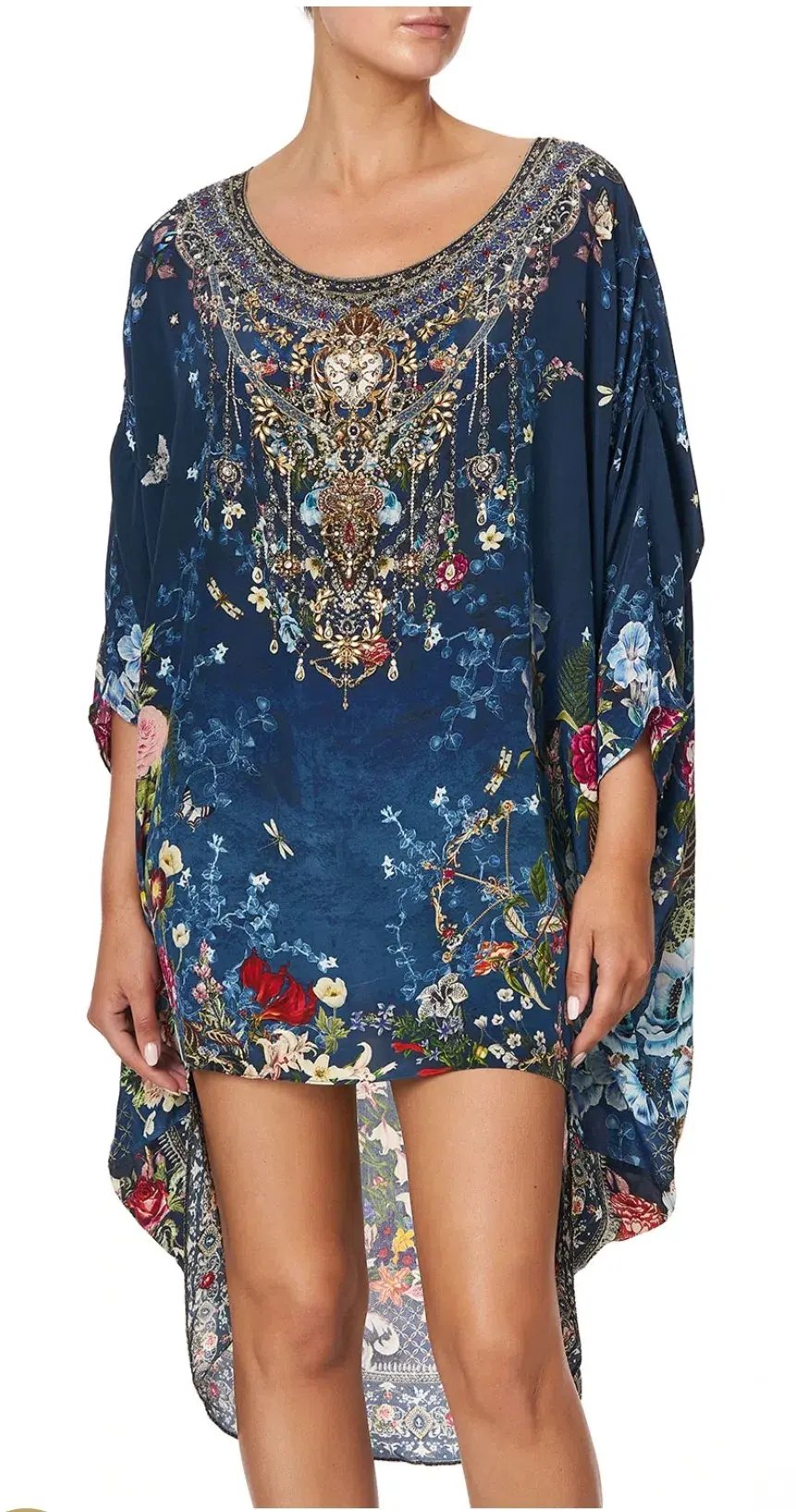 Camilla Dreams of Midsummer Scoop Back Hem Dress Print Size XS photo 3