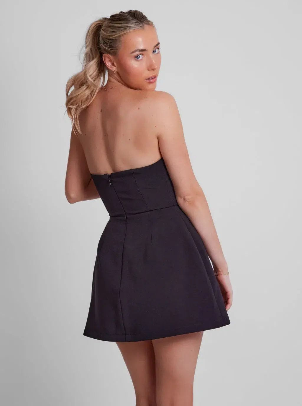 Odd Muse The Ultimate Muse Strapless Black Dress Black Size XS/ AU 6 photo 6