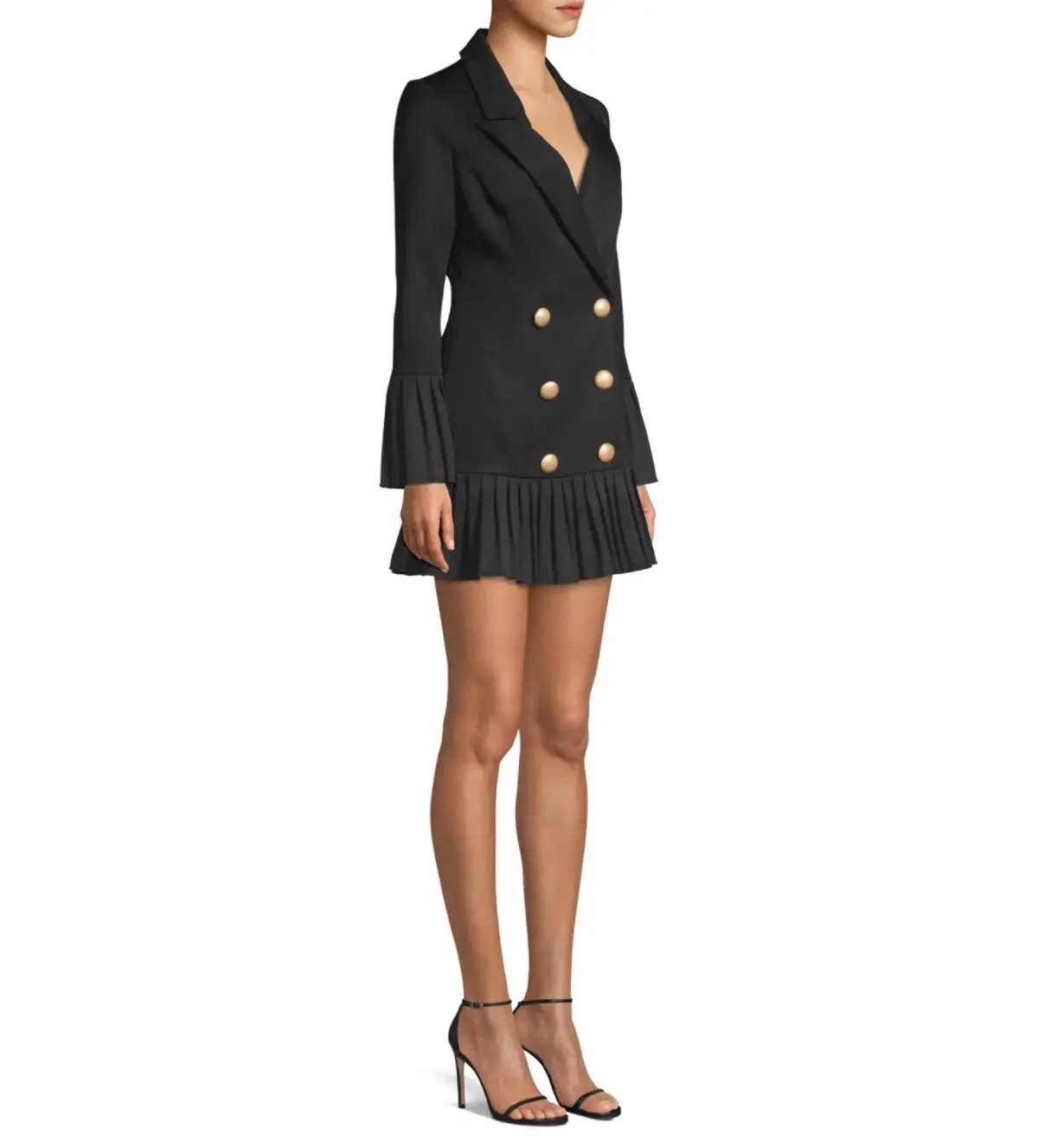 Misha Jordie Blazer Mini Dress Black Size AU 8 photo 2