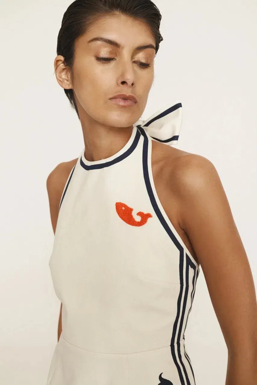 ALEMAIS Marine Mini Dress Cream 10 AU photo 9