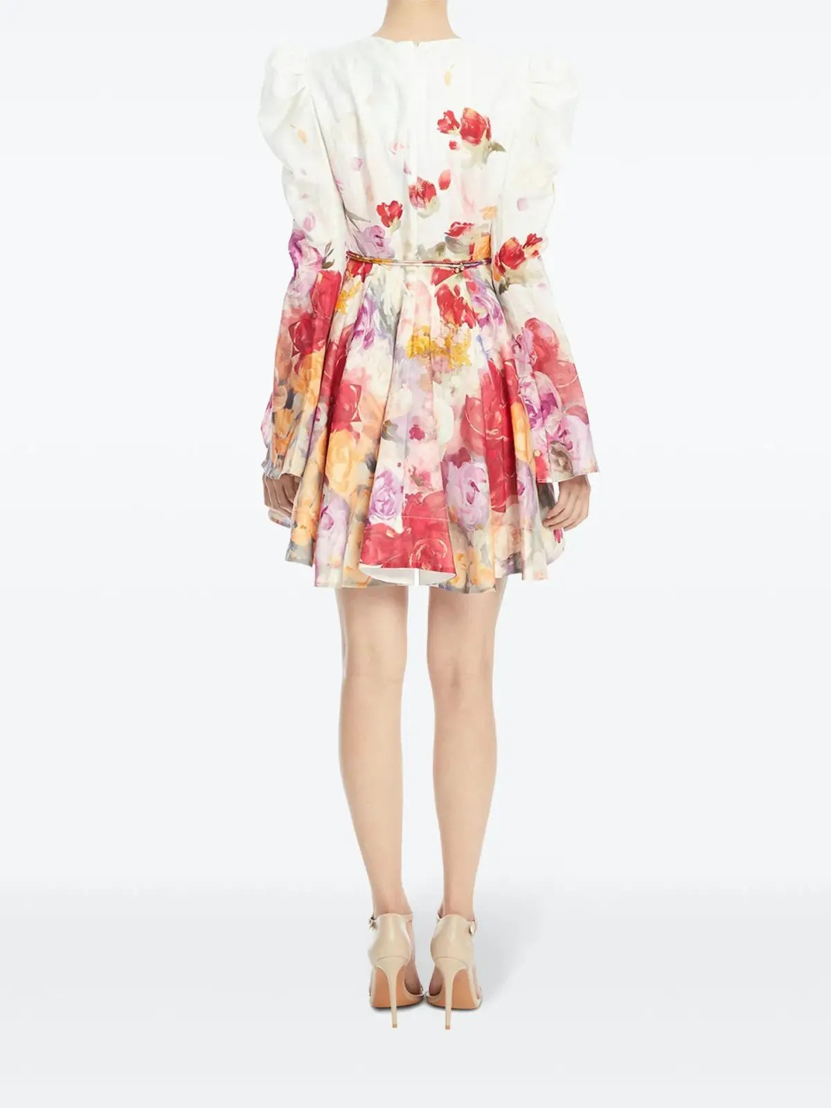 Leo Lin Jordyn Mini Dress Fleur Print Size 8 photo 3