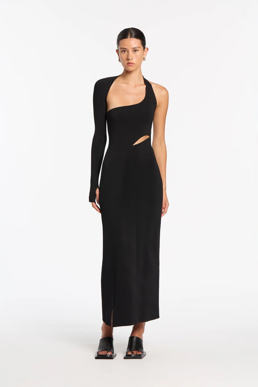 Sir The Label Manifesto Sleeve Midi Dress - Black photo 5