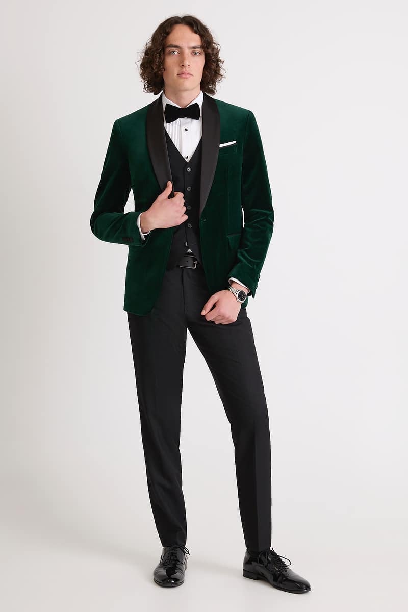 Green Velvet Tuxedo Suitor Package photo 4