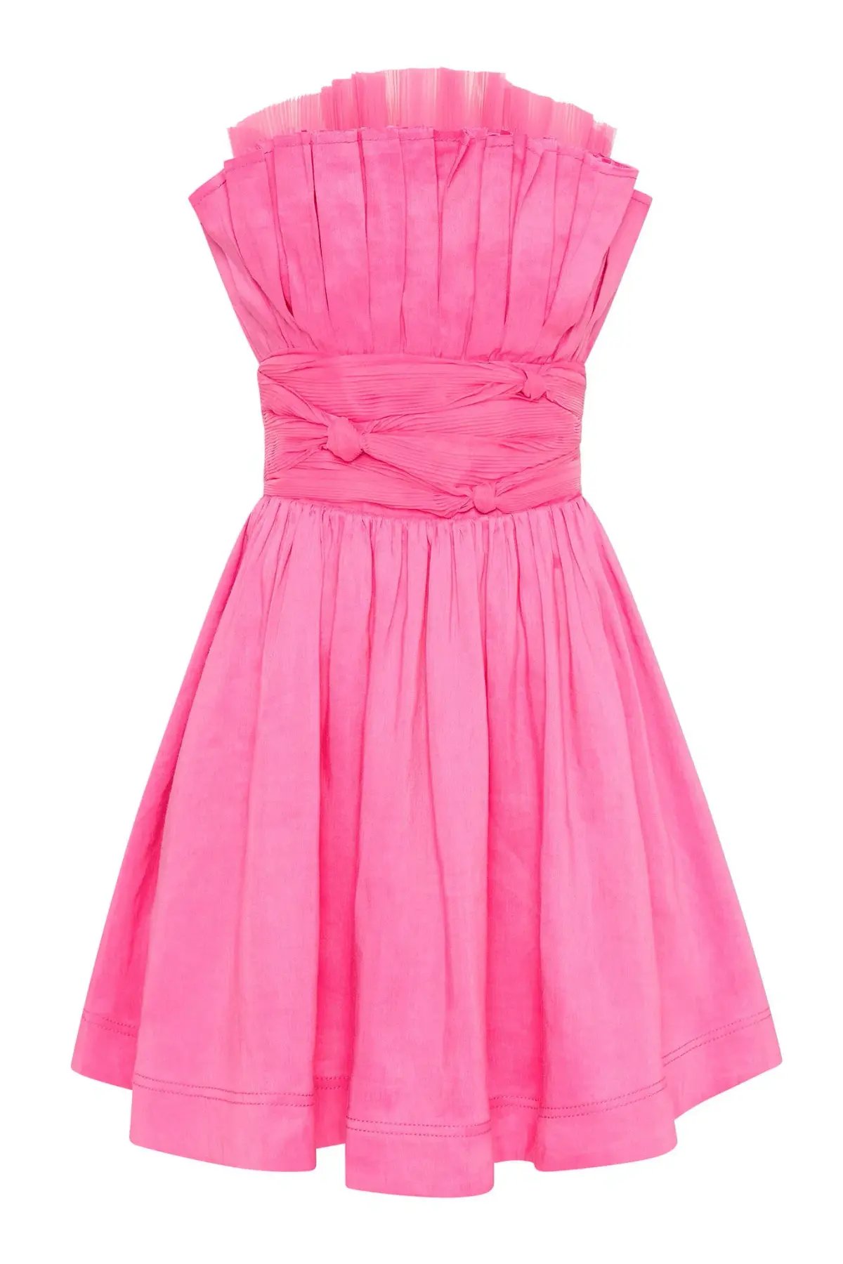 Aje Whisper Layered Mini Dress Pink Size 8 photo 5