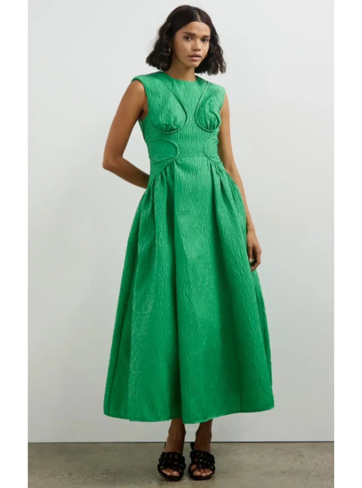 Rachel Gilbert Celia Dress in Apple Size AU 10 photo 3