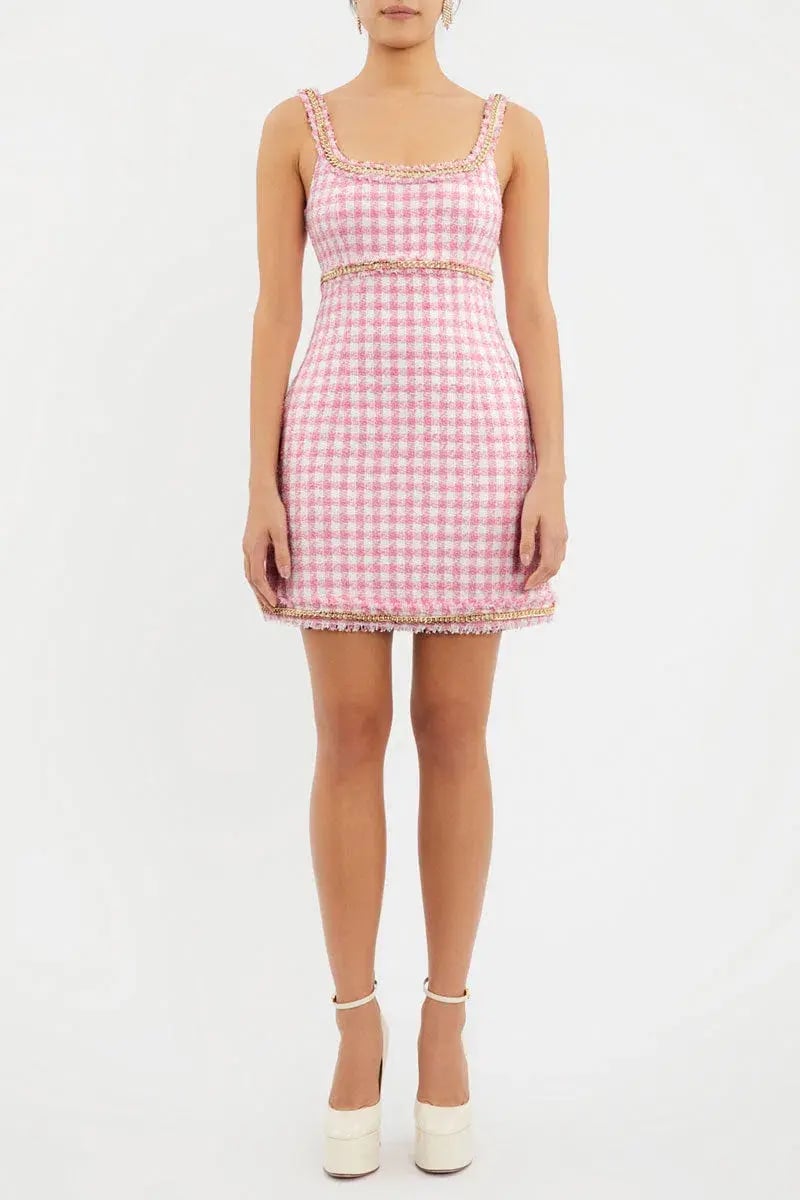 Rebecca Vallance Gabrielle Scoop Mini Dress Pink Size 6 photo 2