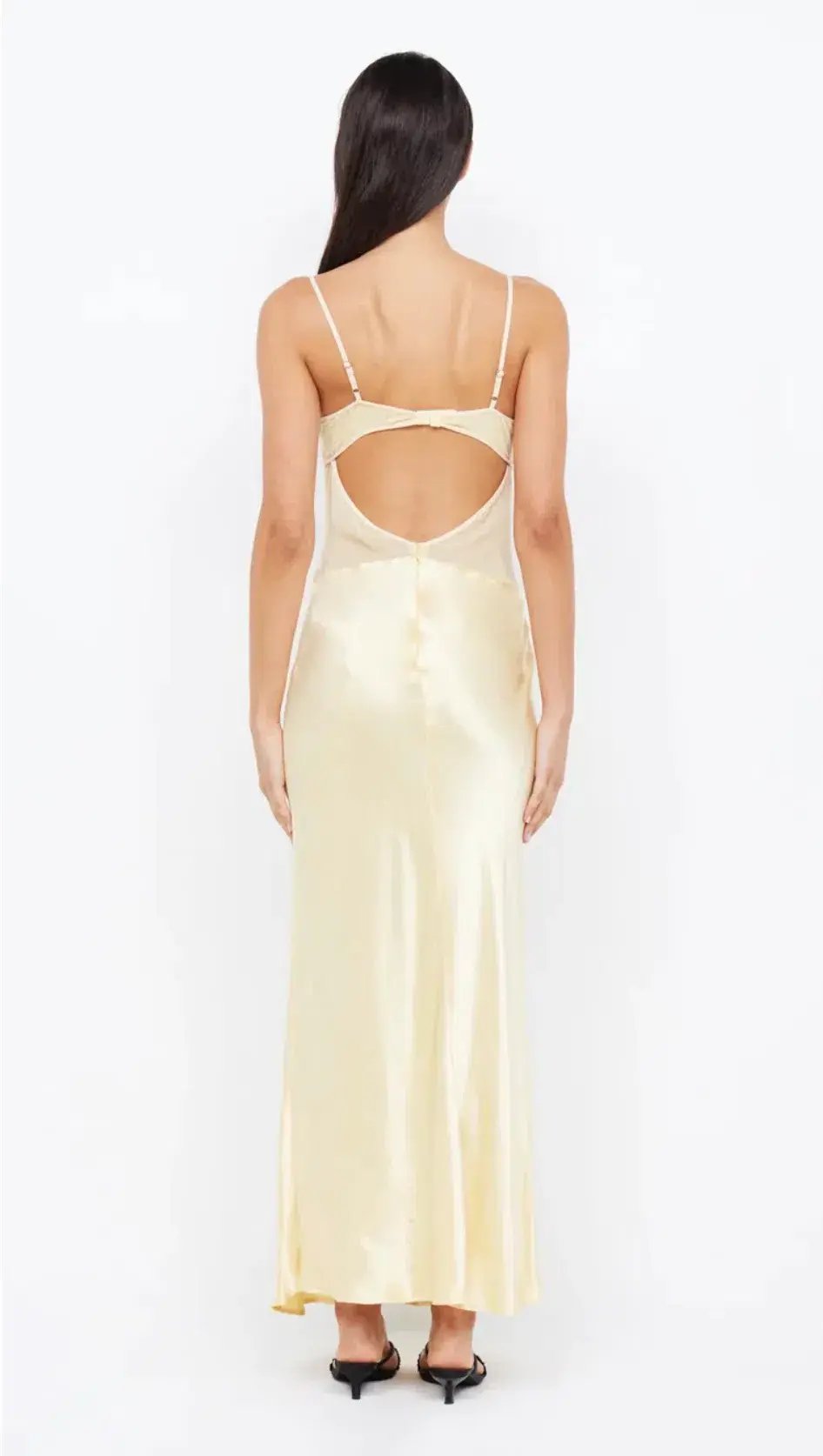 Bec & Bridge: Margot V Maxi Dress Butter Yellow - Size 6 photo 2