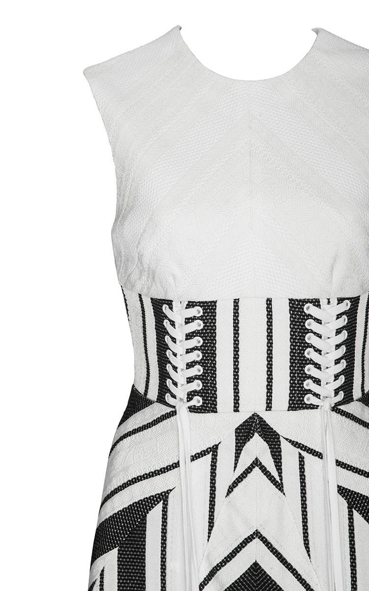 Alex Perry Carter Midi Dress Print Size 8 photo 4