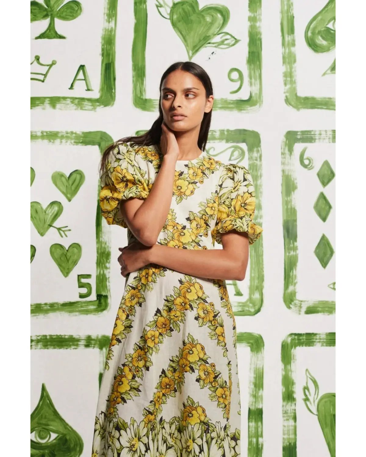 Alemais Gisela Midi Dress Print Size AU 8 photo 2