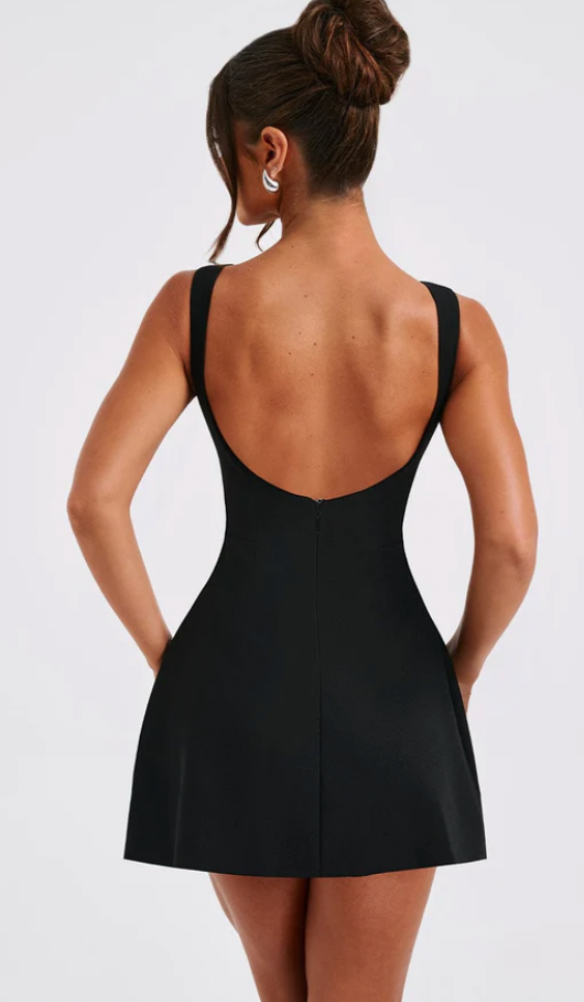 ALANA MINI DRESS BLACK photo 4