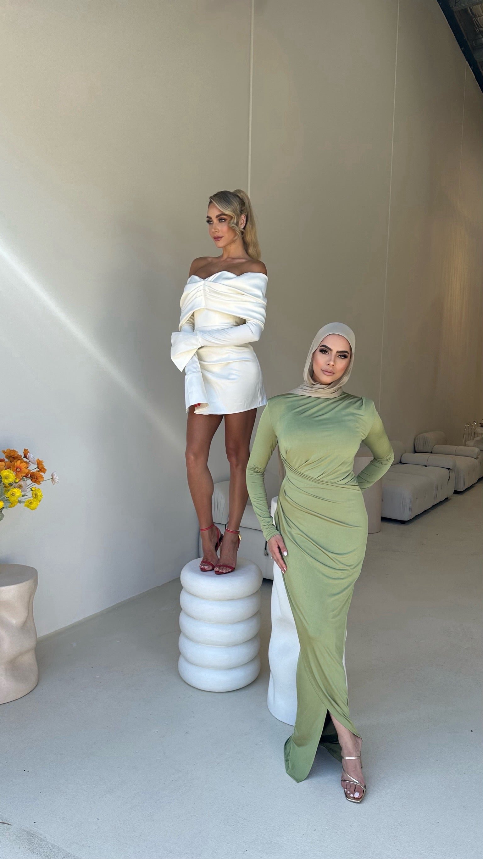 ARIDA MAXI DRESS GREEN photo 3