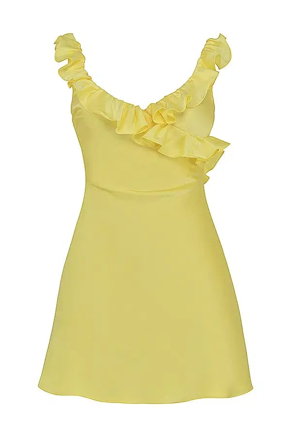 House of CB Tink Buttercup Mini Dress Yellow Size S / Au 8 photo 10