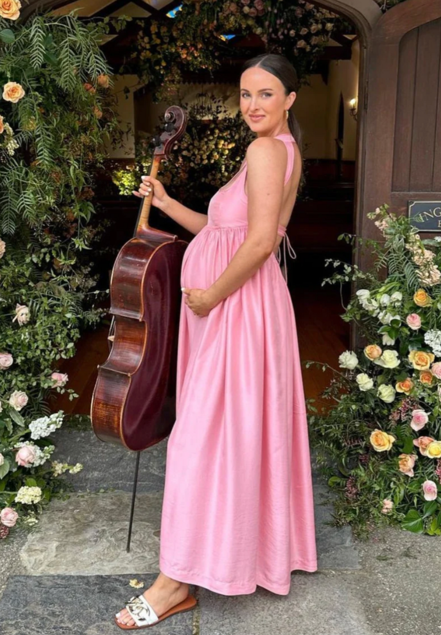 Oroton Strappy Sundress Pink photo 4
