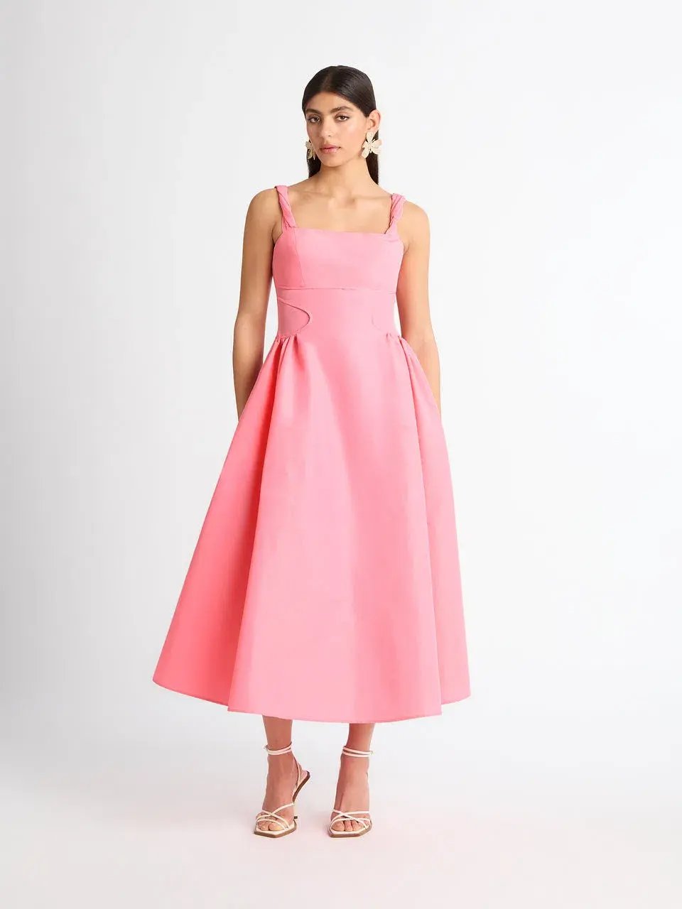 Sheike Jackie Midi Dress Pink Size 6 photo 2