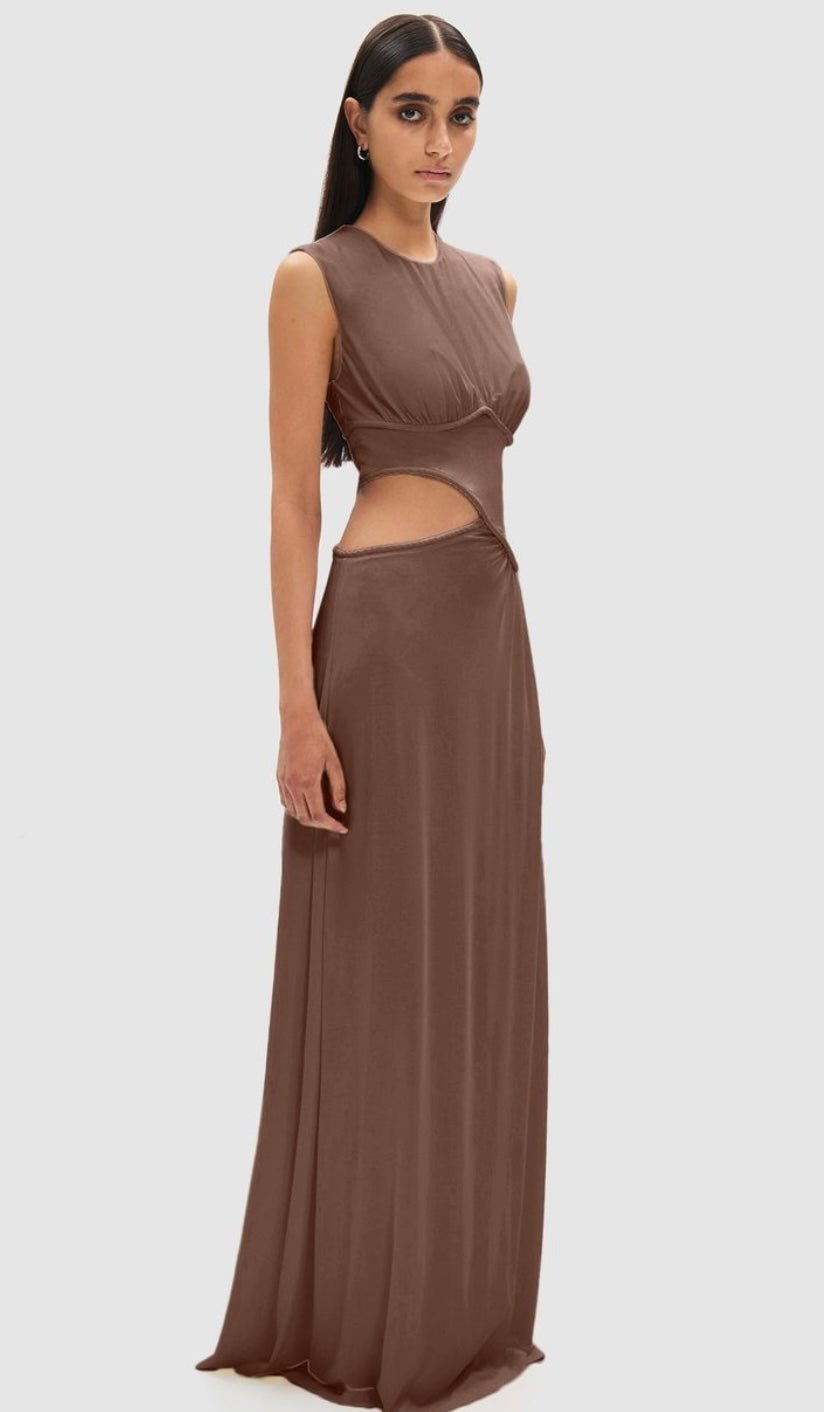 Misha Collection Sierra Gown Chocolate photo 2